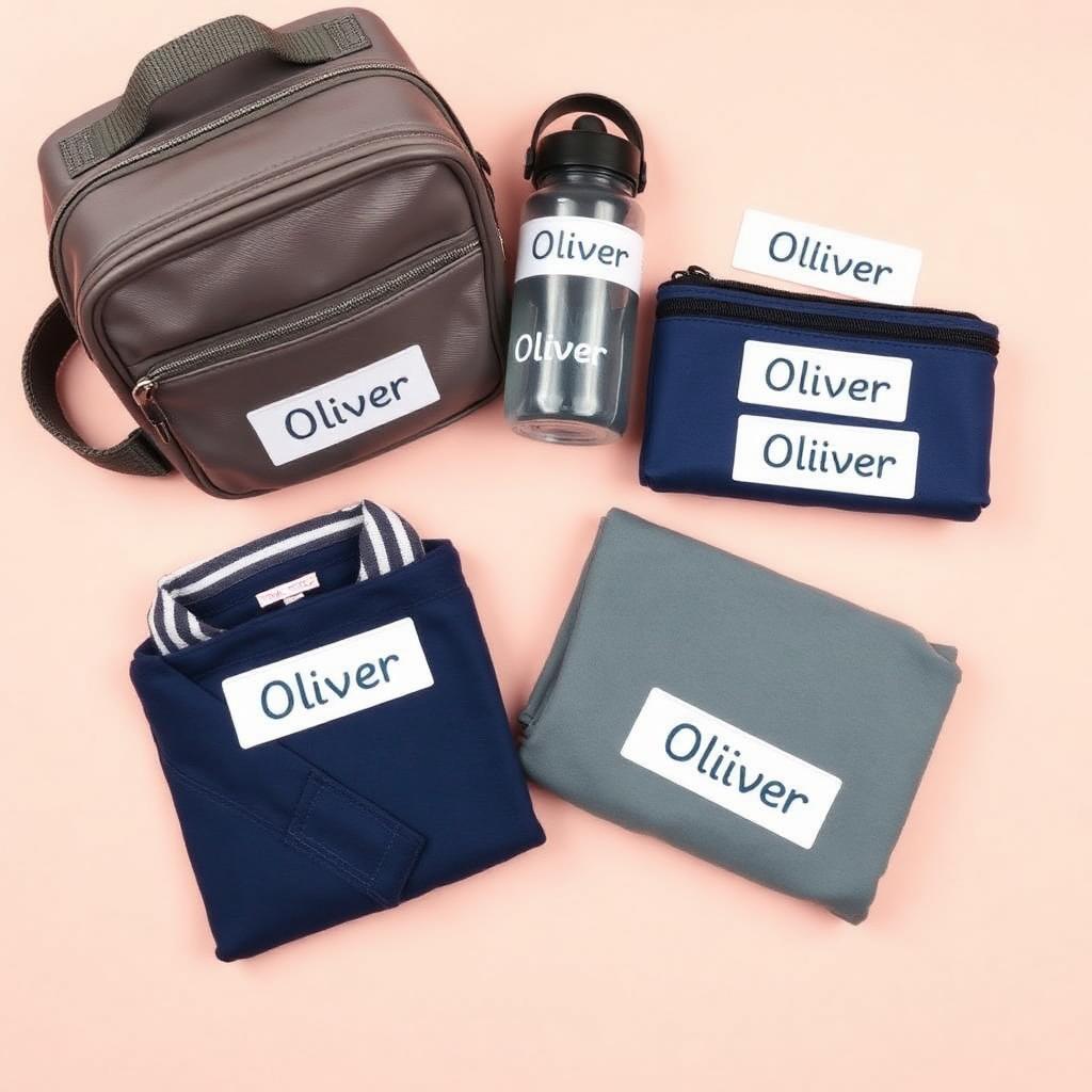 Nursery Starter Bundle — 10 Stick-On + 10 Iron-On Name Labels (20 labels)