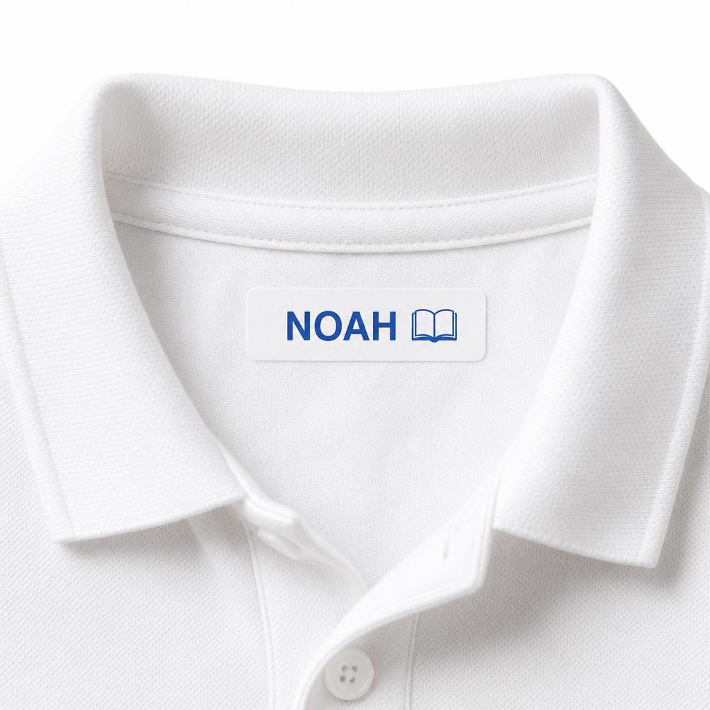 Iron-On Name Labels — School Uniforms (10 labels)