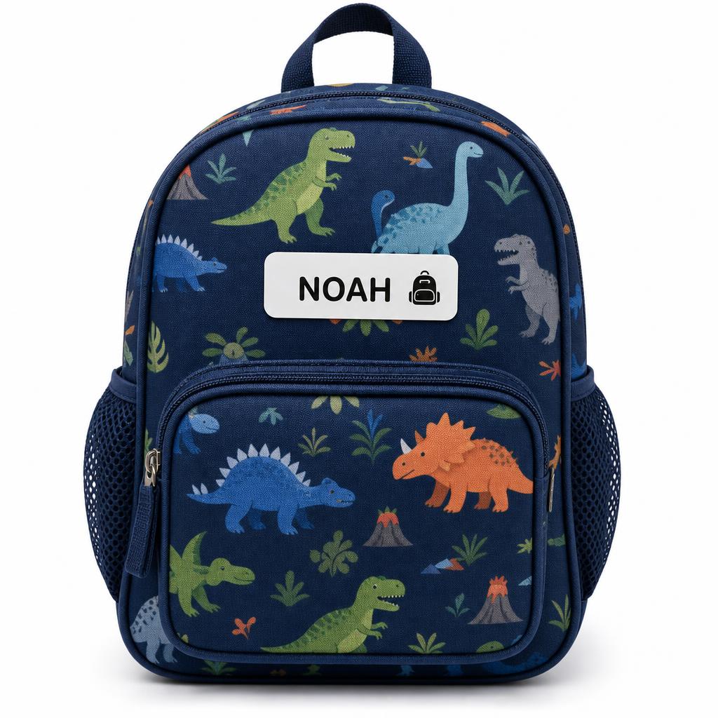 Stick-On Name Labels — School Bags (8 labels)